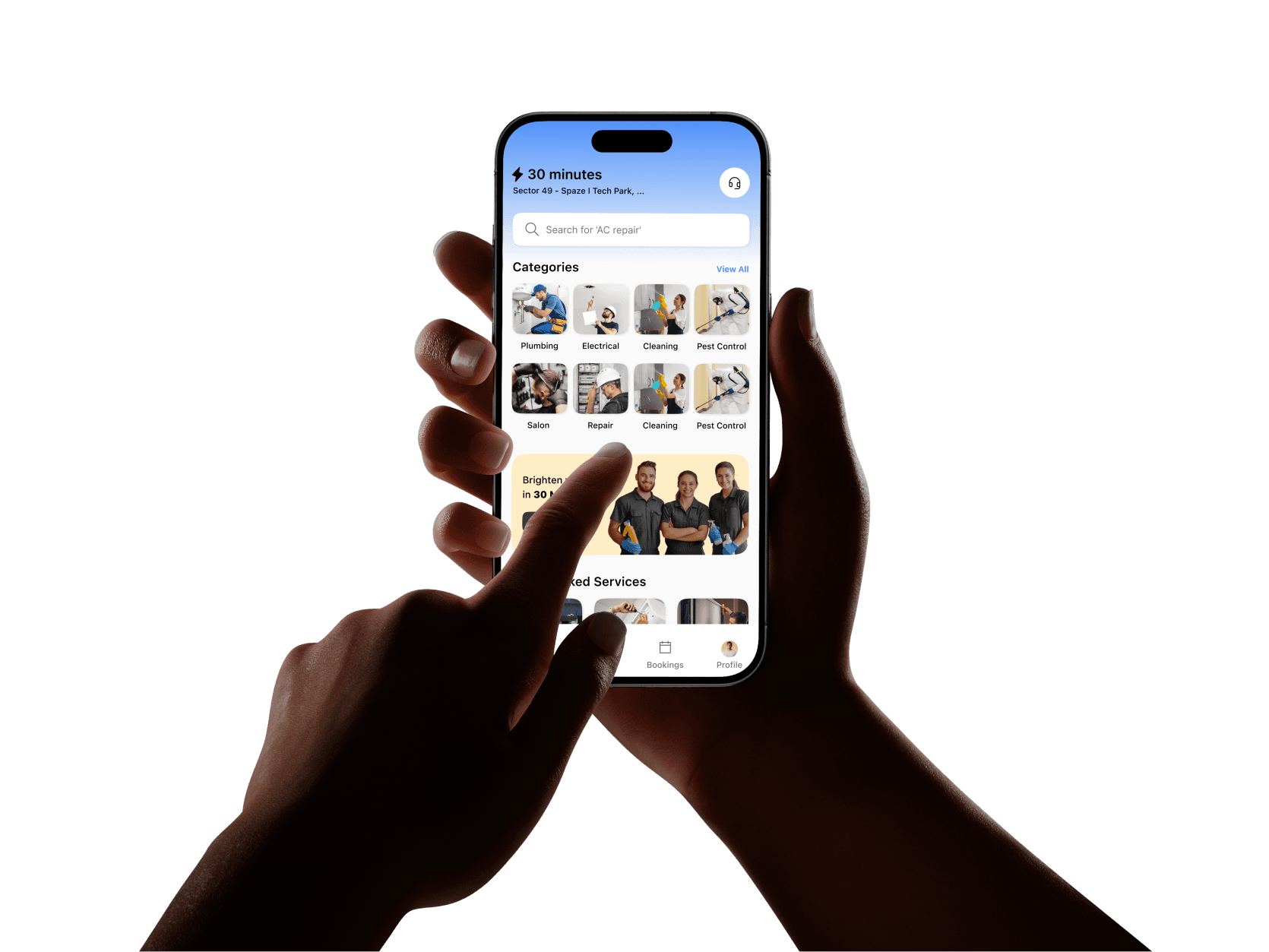 Fast Response project mockup