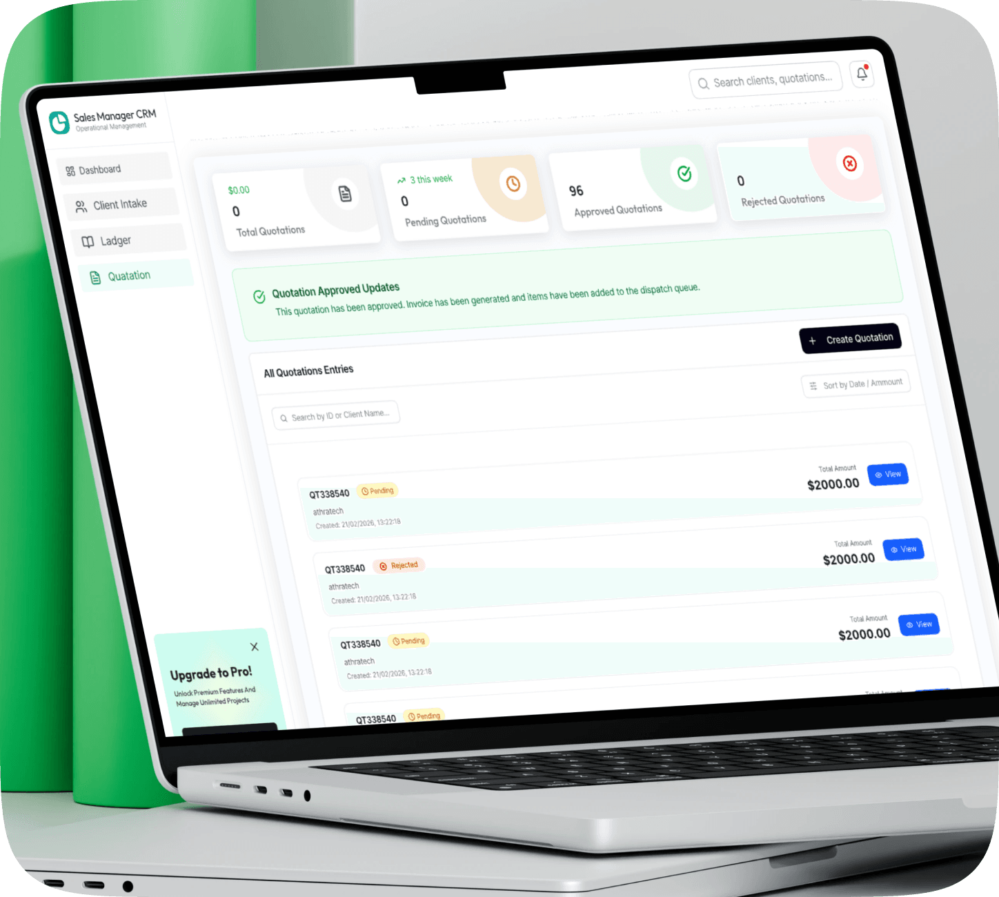 Inventory Management System project mockup