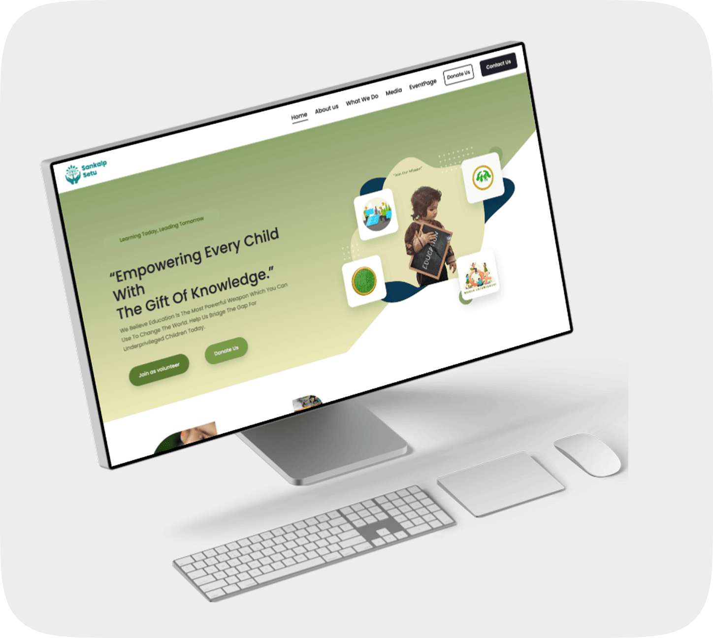 SankalPSetu Foundation project mockup