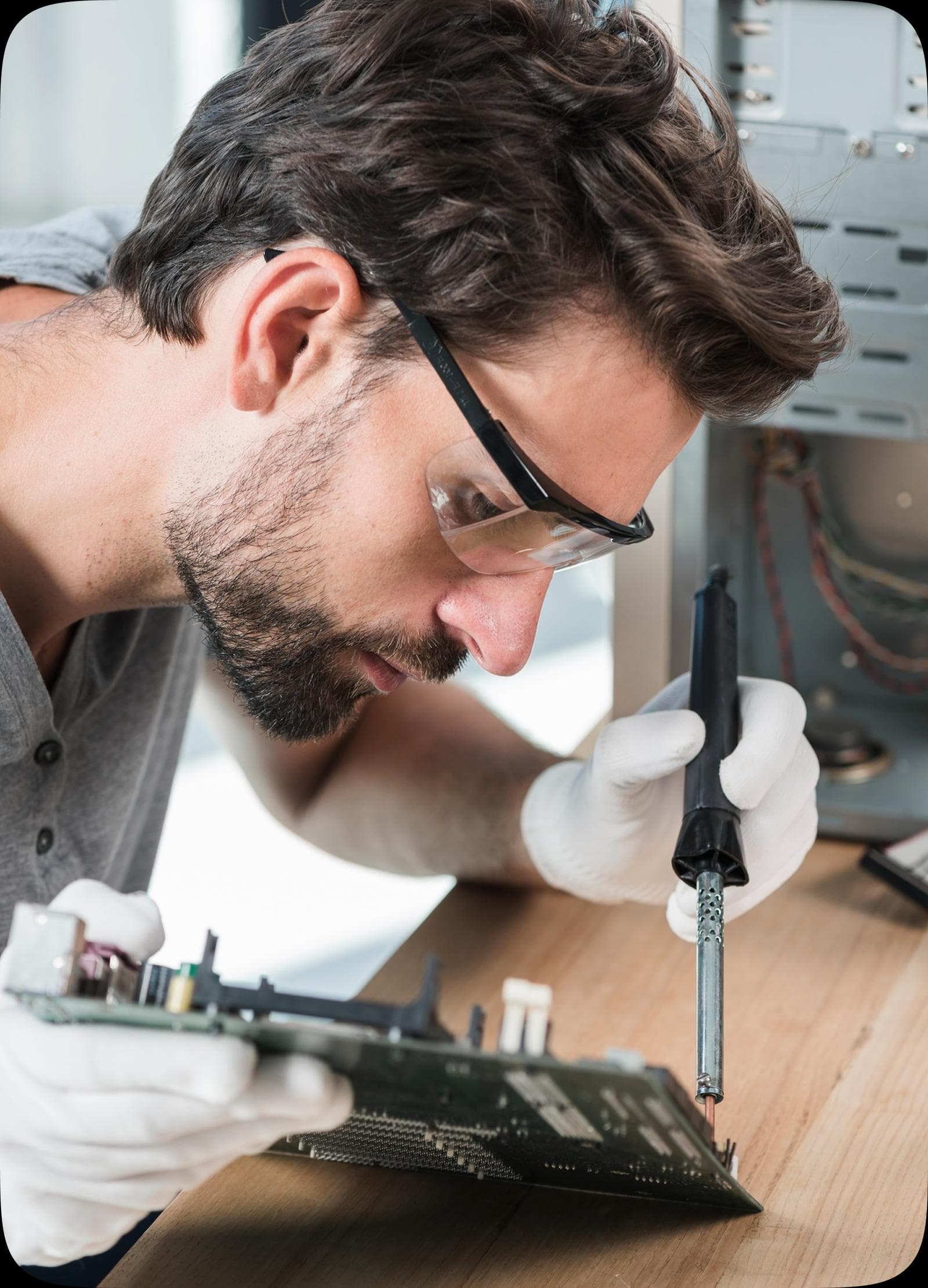 Technician service visual
