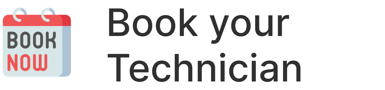 Book your technician caption card