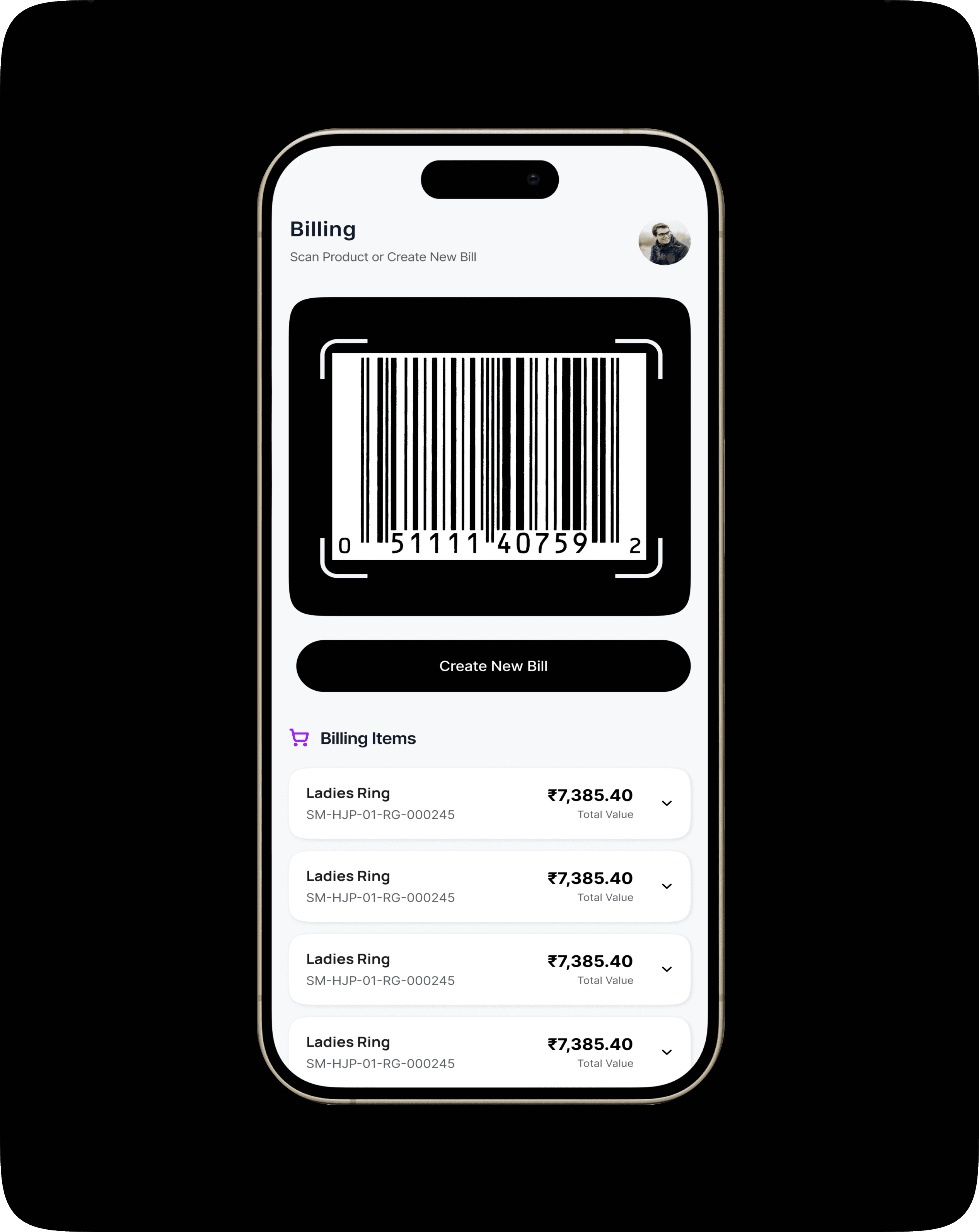 Billing application