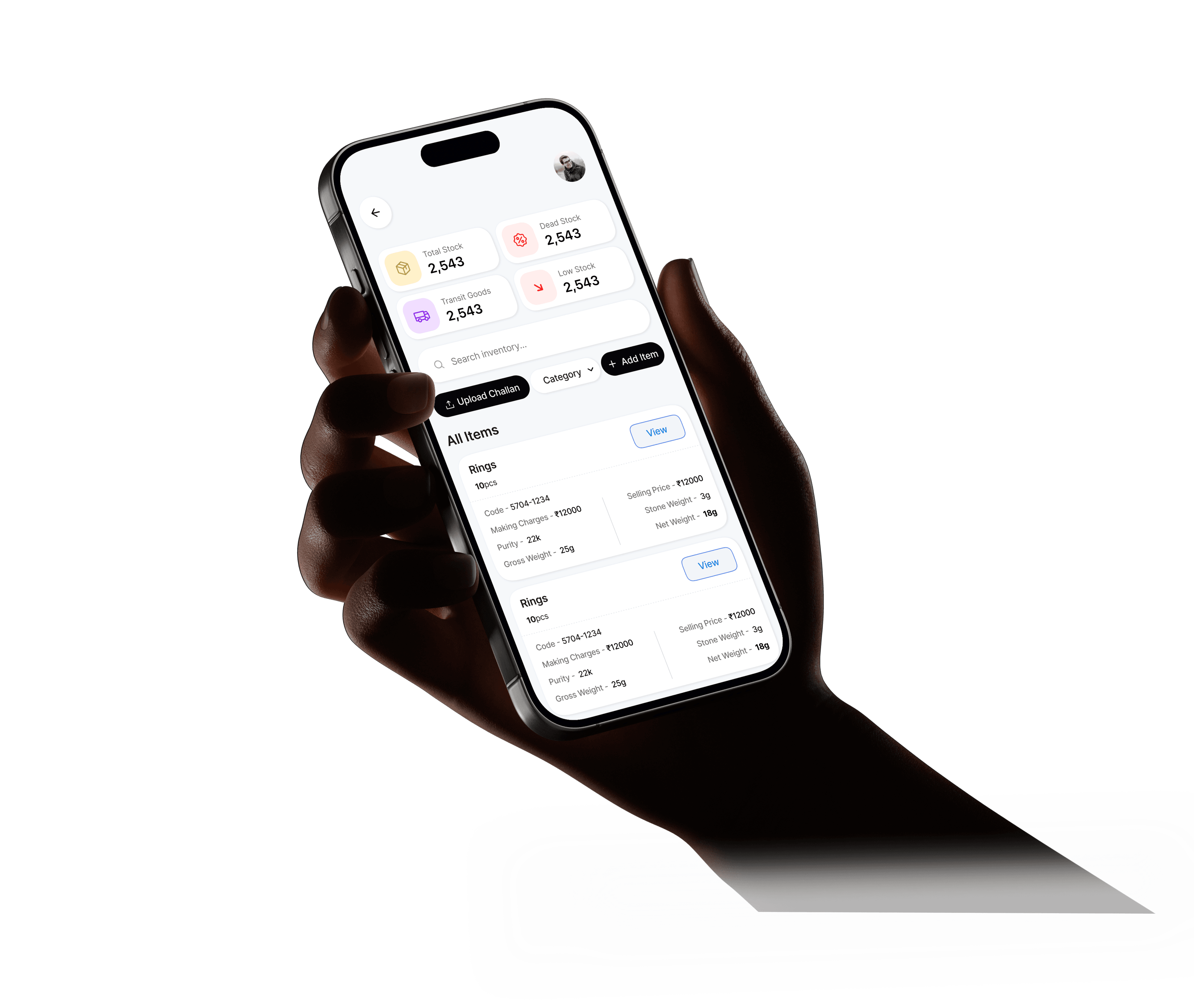 Mobile ERP application