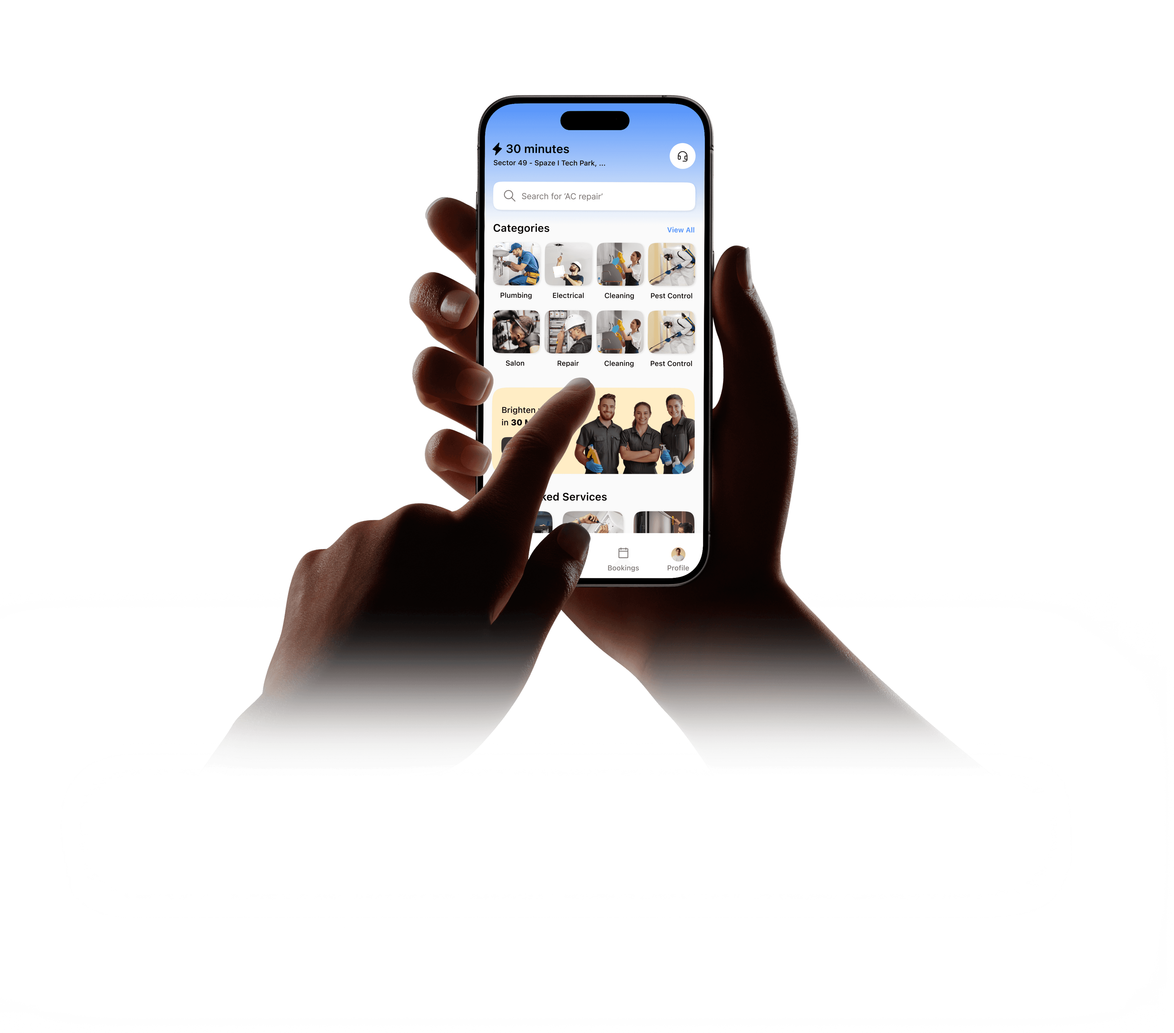 Mobile application showcase